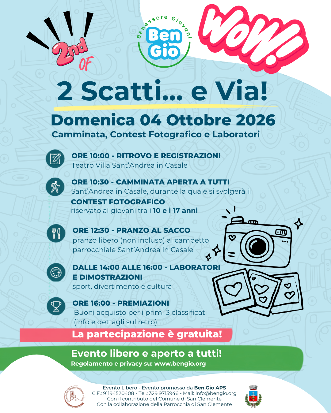 Locandina 2 Scatti e Via 2026